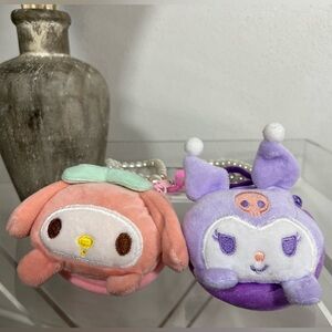 Sanrio My Melody and Kuromi Coin Purses